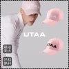 UTAA 2022-23FW Co-ord Icy Color Caps (UA0GCU100PK UA0GCU100LP) For Women Pink Black (stock Check Required) X One Size