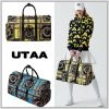 UTAA 2022-23FW Unisex Street Style A4 Logo Boston & Duffles For Women Blue X One Size
