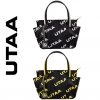 UTAA Unisex Blended Fabrics Street Style Chain Co-ord Neon Color Black/yellow X One Size
