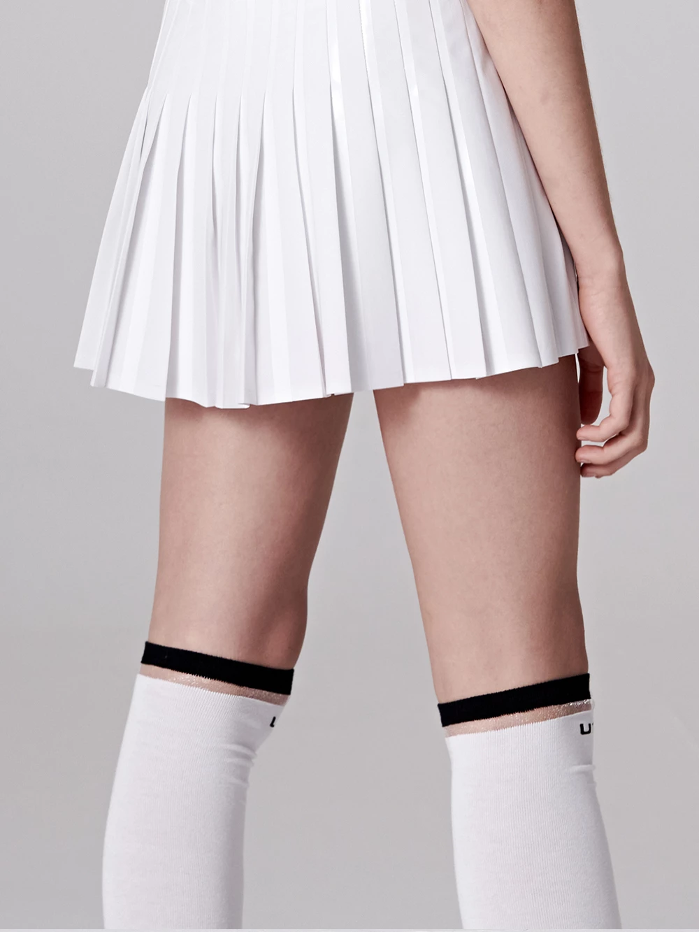 UTAA 2021-22FW Blended Fabrics Street Style Asymmetry Neon Color Sheer White X One Size - Image 11