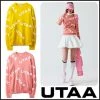 UTAA 2021 SS Blended Fabrics Street Style Asymmetry Neon Color Loungewear Yellow X S