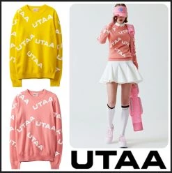 UTAA 2021 SS Blended Fabrics Street Style Asymmetry Neon Color Loungewear Yellow X S
