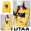 UTAA 2021-22FW Blended Fabrics Street Style Asymmetry Neon Color Loungewear Yellow X Xs