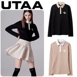 UTAA Blended Fabrics Street Style Asymmetry Loungewear Beige X M