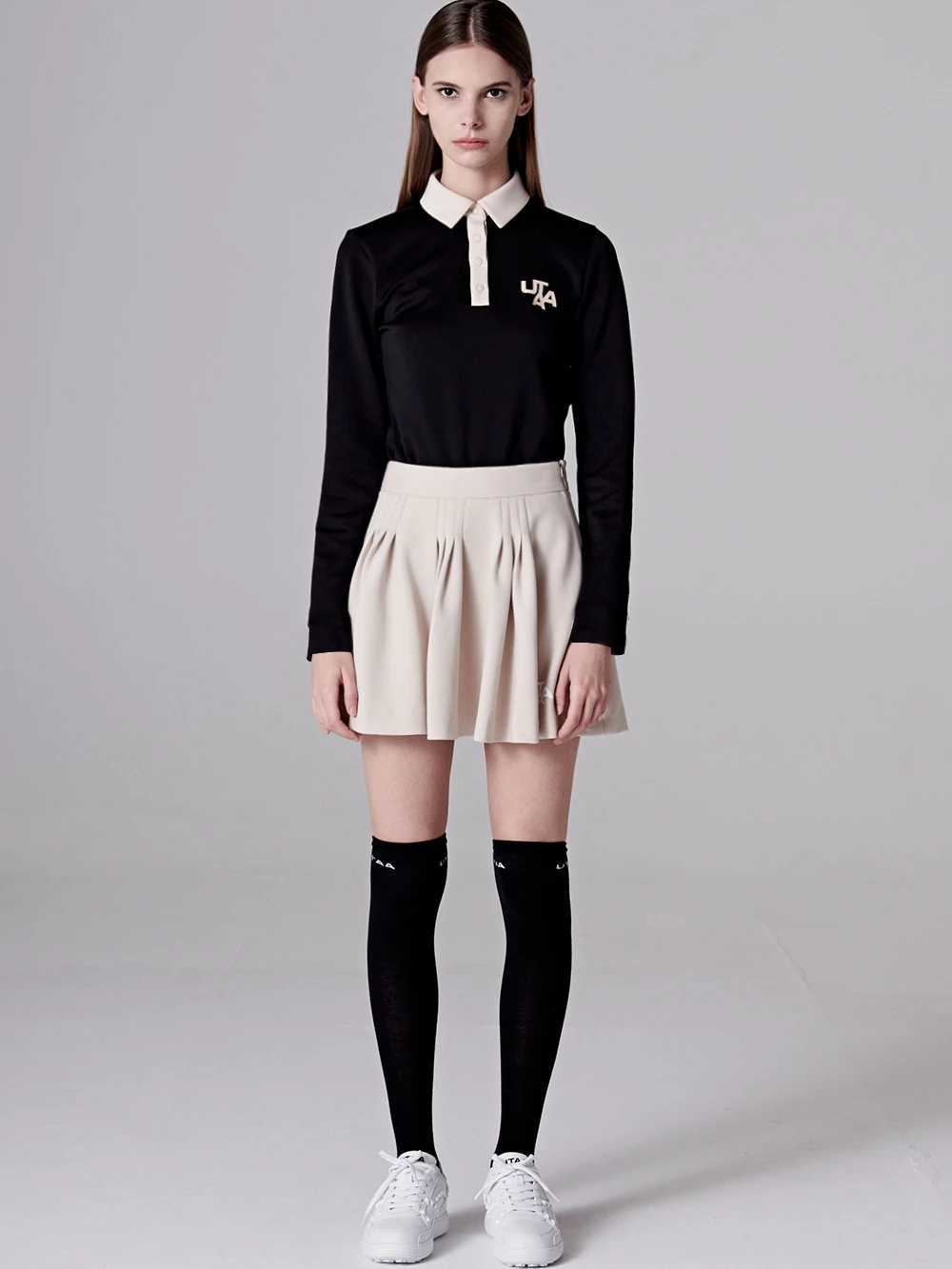 UTAA Blended Fabrics Street Style Asymmetry Loungewear Beige X M - Image 7