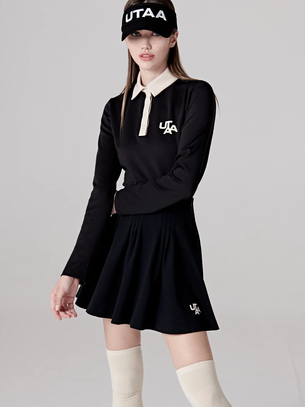 UTAA Blended Fabrics Street Style Asymmetry Loungewear Beige X M - Image 9