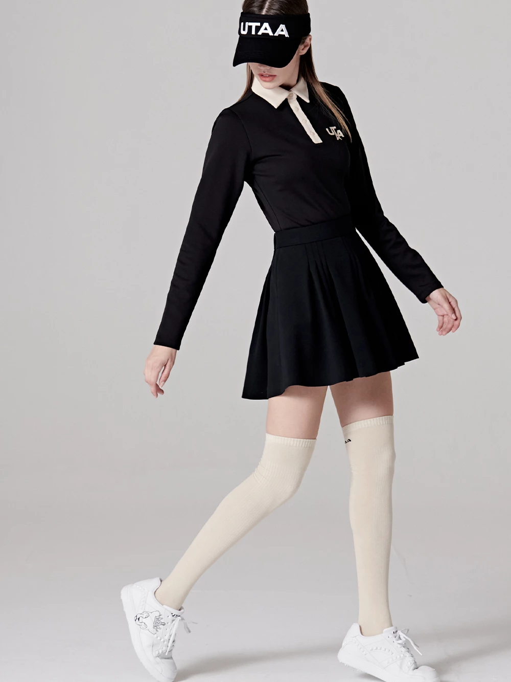 UTAA Blended Fabrics Street Style Asymmetry Loungewear Beige X M - Image 10