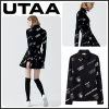 UTAA 2021 SS Blended Fabrics Street Style Asymmetry Neon Color Loungewear Black X M