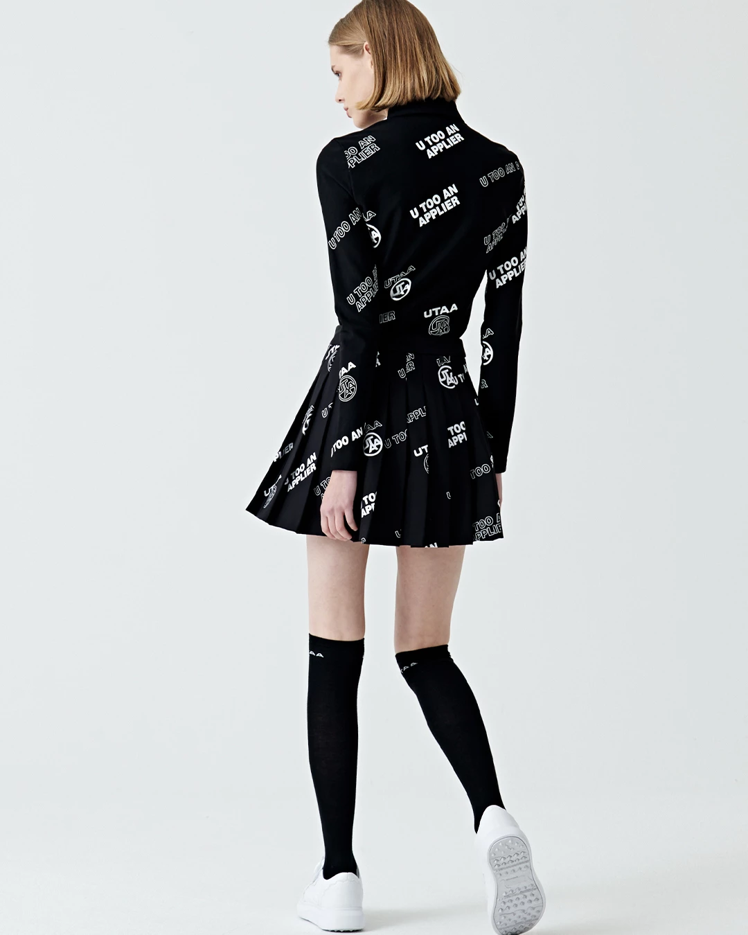 UTAA 2021 SS Blended Fabrics Street Style Asymmetry Neon Color Loungewear Black X M - Image 9