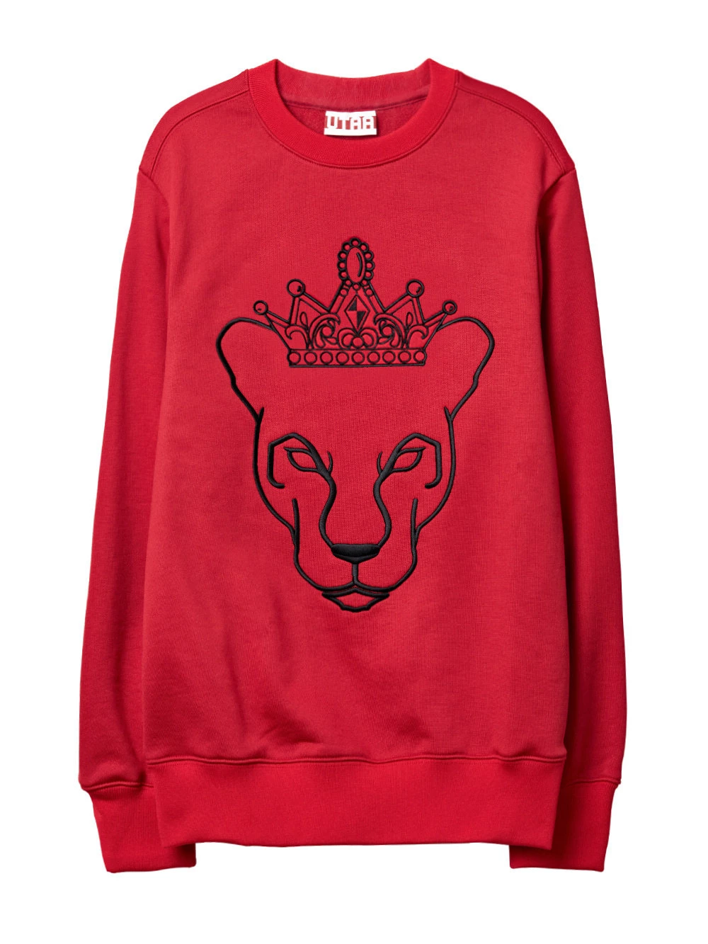 UTAA Blended Fabrics Street Style Chain Oversized Neon Color Red X L - Image 2