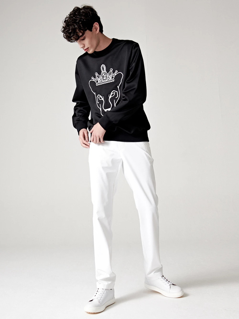 UTAA Blended Fabrics Street Style Chain Oversized Neon Color Red X L - Image 13