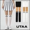 UTAA 2022-23FW Co-ord Socks & Tights (UB0GSF205BK UB0GSF205WH) For Women White Inventory Check Required X One Size