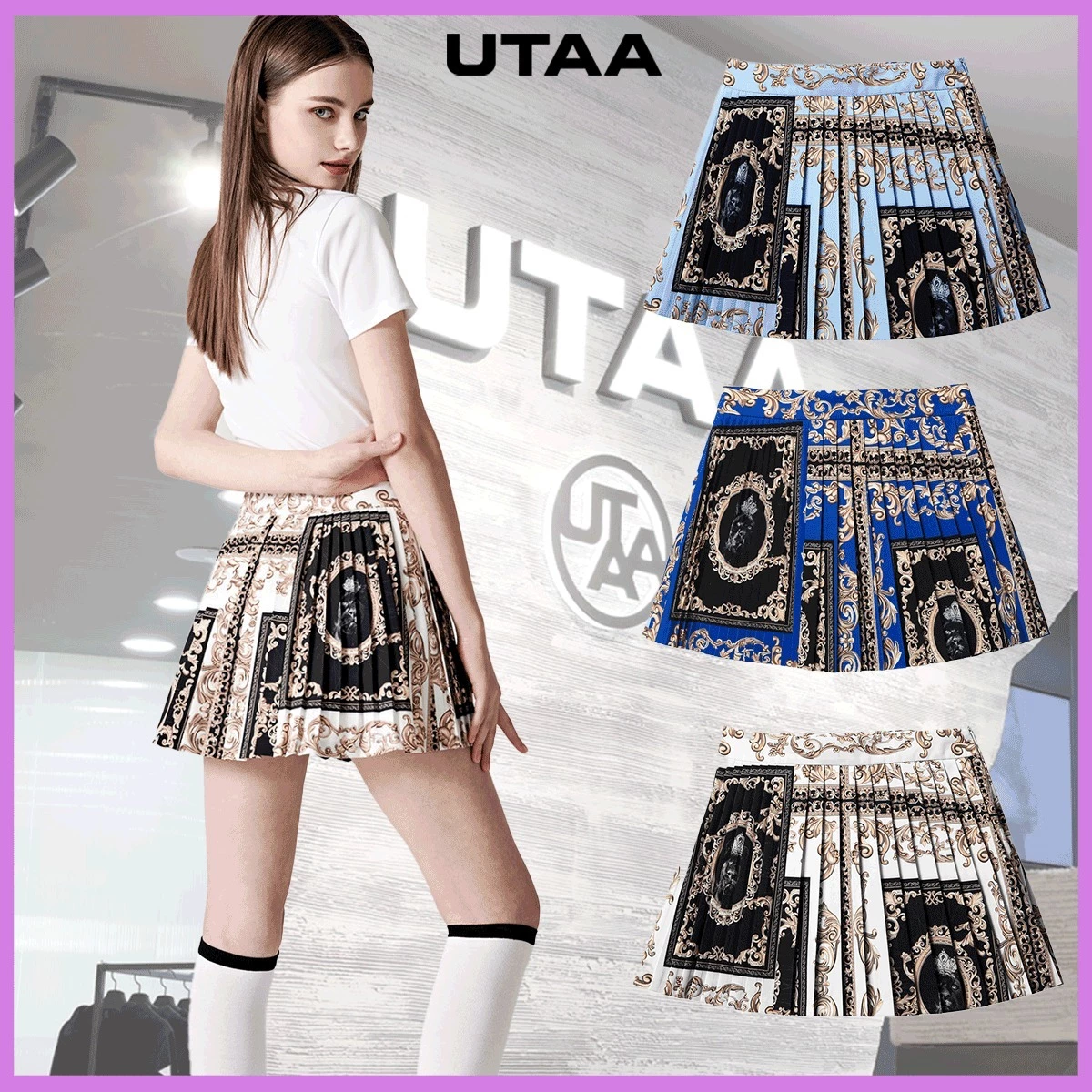 UTAA Hobbies & Culture Sky Blue (2nd-7th Photos) X S