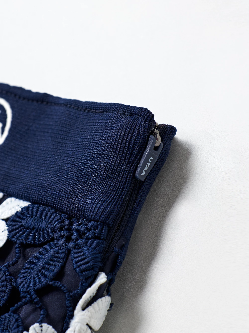 UTAA 2022 SS Blended Fabrics Street Style Co-ord Asymmetry Military (UB2SSF406) Navy X Xs - Image 6